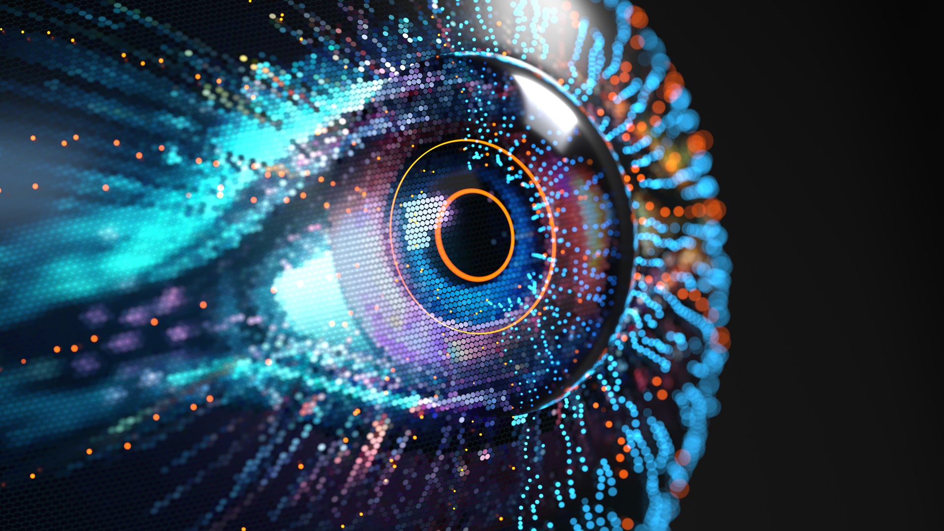 Digital Eye, AI - Artificial Intelligence digital concept